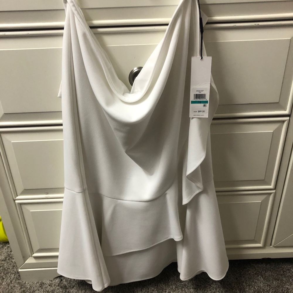 Calvin Klein white skirt